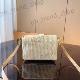 designer bag woven tote bag wallet hobos handbag luxury Inverted triangle shoulder bags beach saddle purse triangle makeup bag 238