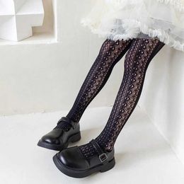 Kids Socks Breathable Baby Girl Tights Kids Dance Stocking Sock Children School Uniform Tights Princess Lolita Lace Bottom Pants Pantyhose