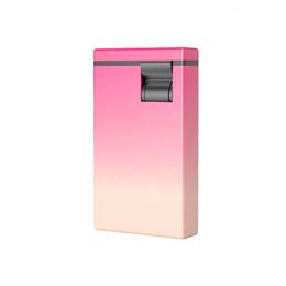 Fashion New Design Gradient Gift Box High Quality Metal Lighter Windproof Lighter Custom Lighter