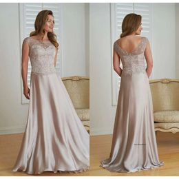 Modest A Line Jasmine Mother of The Bride Dress Jewel Neck Sleeveless Applique Sequins Ruched Wedding Guest Dresss Floor Length Evening Gown 0508