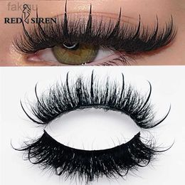 False Eyelashes New Needle Sting genuine mink skin high-quality 16mm 18mm 20mm 25mm voluminous Wispy eyelash supplier wholesale mink skin eyelashes d240508