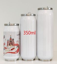 Wine Glasses Drinkware Kitchen Dining Bar Home Garden Drop Delivery 2021 Sublimation 12Oz Cola Can Water Bottle Double Walled Stai8363117