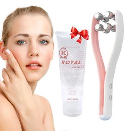 Home Beauty Instrument Facial lift EMS curing equipment V-Faced Roller RF anti wrinkle skin regeneration facial massager beauty care instrument Q240507