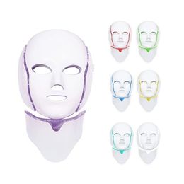 Led Skin Rejuvenation Pdt Led Neck Face Skin Light Mask Acne Removal Treatment With Mist Spray Steam