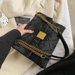 Shoulder Bags Winter Scrub Leather Small PU Crossbody For Women 2024 Luxury Party Bag Ladies Handbags And Purses Lux Clutch