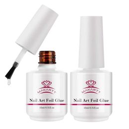 Nail Gel foil adhesive for art sticker gel strong nail transfer can use 15mlx2 pieces to soak LED lights Q240507