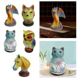 Table Lamps Animal Lamp Reading Lighting Crafts Ornament Desk Retro Night Light For Bedroom NightStand Study Home Decor