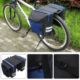 Day Packs Bicycle Carrier Bag Luggage Pannier Trunk Bike Cycling Storage Back Seat Rear Rack Panniers Waterproof