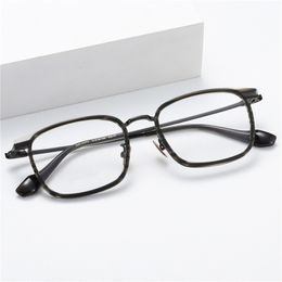 Optical Eyeglasses For Men Women Retro GMS 635 Designer Fashion Sheet Glasses Titanium Frame Detailed Elasticity Square Style Anti-Blue Light Lens Plate With Box