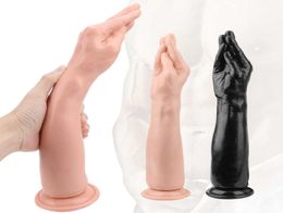 Dildos For Anal Plug Butt Stuffed Artificial Hand Shape Super Big Silicone Sex Toys For Women Men Gay With Suction Cup S08243218775