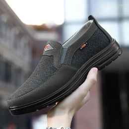 Casual Shoes Lightweight Men Breathable Canvas Mens Loafers Slip-on Driving Wear-resistance Sneakers Zapato Hombre