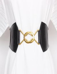 Plus size belt woman waist corset belts for women wide cummerbunds designer elastic big ceinture femme high quality dress belt9909669