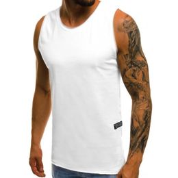Summer Plus Size Men Clothing Tank Tops 9 Colors Singlets Sleeveless Fitness Casual Sports and Leisure Style Vest Oversized 240430