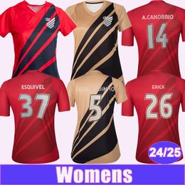 2024 25 Athletico Paranaense Womens Soccer Jerseys FERNANDINHO ARRIAGADA ERICK CUELLO PABLO T.HELENO Home Away Short Sleeve Football Shirts