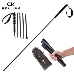 HEALING Ultra Light 115G Trekking Pole Carbon Folding Hiking Stick Collapsible Poles Walking Walk 240428