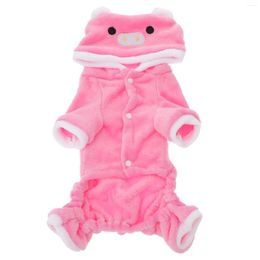 Dog Apparel Funny Pet Cat Clothes For Halloween Christmas Dress Up Cosplay Pink - Size L
