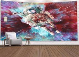 Astronaut Tapestry Wall Hanging Trippy Wall Tapestry Universe Cloth Tapestries Carpet Thin Bedspread Cover126039950892