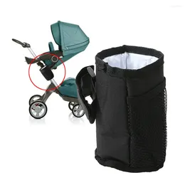 Stroller Parts Insulated Cup Holder Bottle Drink Keys Phone Case Baby Pram Waterproof Infant Cart Detachable Accessories 15x14cm