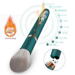 Other Health Beauty Items 2024 Fashion Bullet Makeup Brush Vibrators 10-Mode Vibration G-Spot Nipple Clitoral Vagina Massager s for Women Adults 18 Y240503