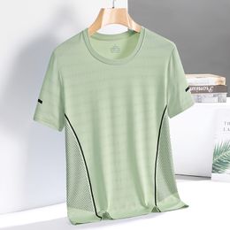 same style summer quick drying vest for men and women, loose fitting oversized T-shirt for men, ice silk casual top