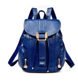 Nice New Nice Leather Backpacks Women Bags Ladies Brand Backpack Preppy Style Vintage School Bag Backpack Travel double shoulder 6172176