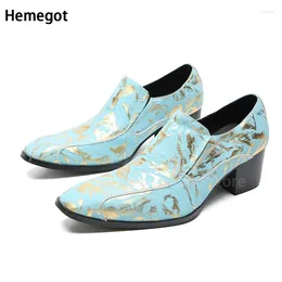 Casual Shoes Rose Red Light Green Graffiti Men's Leather Men Slip-On Summer Comfortable Loafers Male Wedding