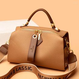 Shoulder Bags Luxury Handbags Women Designer High Quality Soft Leather For 2024 Fashion Solid Colour Crossbody Bag