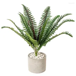 Decorative Flowers Artificial Plants Plastic Iron Fern Tree Fake Flower For Home Wedding Decoration Landscape Layout Garden Party Craft