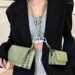 Shoulder Bags Summer For Woman Luxury Designers Sac Femme Luxe Pochette Fashion Wild Crossbody Purse Mini Crocodile Pattern Flap