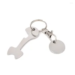 Keychains Keychain Cart Tokens Trolley Token Key Ring Decorative Multipurpose Shopping Portable For Home Outdoor