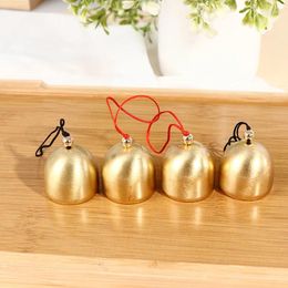 Decorative Figurines Pure Copper Metal Bell Wind Chime Pendant Anti-theft Door Home Decoration Suit For Birthday Wedding Christmas Event