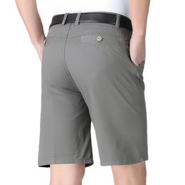 Pantaloncini da uomo pantaloni coltivati estivi puri cotone casual indossare pantaloncini formali sportivi per esterni