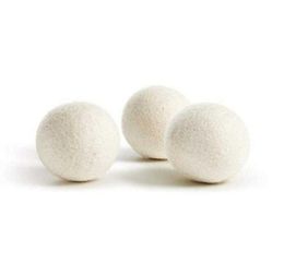 Wool Dryer Balls Premium Reusable Natural Fabric Softener 276inch Static Reduces Helps Dry Clothes in Laundry Quicker sea ship DA7558189