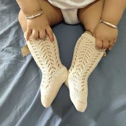 Kids Socks Baby Girls Socks Toddler Spanish Style Bow Cotton Mesh Breathable Newborn Infant Socks 0-5 Years