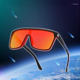 Sunglasses Kdeam Mens Luxury Polarised One-piece Shape Oversized Male Shield Eyewear Women Goggles Driving Climbing Sports1 258v