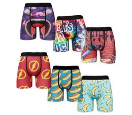 Designers underpants swimwear Mens Boxer Shorts Underwears Boxers Briefs Catoon Breathable Shark Face Mouth Sports Beach Shorts Ba8782521