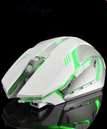 Selling WOLF X7 Wireless Gaming Mouse 7 Colors LED Backlight 2 4GHz Optical Gaming Mice For Windows XP Vista 7 8 10 OSX254R7451209