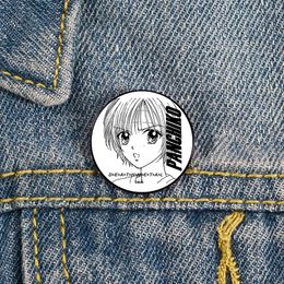 Brooches Fashion Panchiko Printed Pin Custom Funny Vintage Shirt Lapel Bag Badge Cute Cartoon Pins For Lover Girls