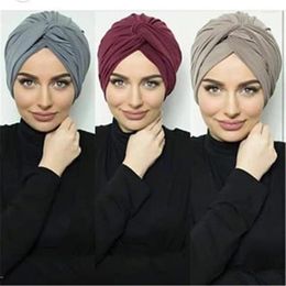 Ethnic Clothing Muslim Women Suede Inner Hijab Caps Female Head Wraps Scarves Turbante Mujer India Africain Hat Turban Femme Musulman