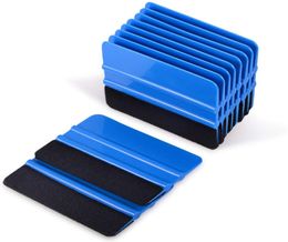 In StockFelt Edge Squeegee Car Wrapping Tool Kits 4 Inch Felt Squeegee Applicator Tool For Window Tint Wallpaper Decal Stick9647857