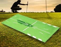 Outdoor Golf Training Mats Swing Detection And Hitting Portable Equipment Game Mat Cushion Home Office Pad Carpets6746674