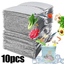 Disposable Dinnerware Aluminum foil insulated bag disposable hot box waterproof and leak proof refrigerated lunch Q240507