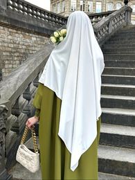 Ethnic Clothing One Layer Long Khimar For Muslim Women Abaya Hijab Scarf Ramadan Eid Islamic Prayer Jilbab Hijabs Burka Niqab Headscarf