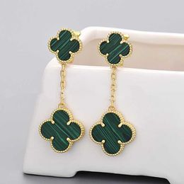 Fashionforward earrings for diverse Settings New and higher clover flower women with 18K rose with common vanly