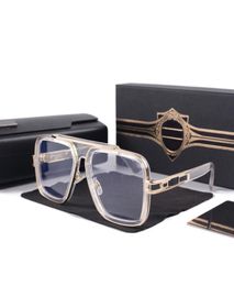 2022 Vintage Sunglasses square Women039s Sun glasses Fashion Designer Shades Luxury Golden Frame Sunglasses UV400 Gradient LXN3171400