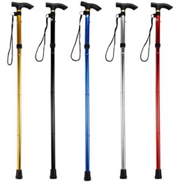 Whole New Design Adjustable Aluminium Alloy Metal Folding Cane Walking Sticks Adjustable Height and Non Slip Rubber Base Walki9517088