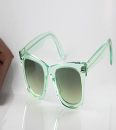 New Style Sunglasses Luxury Quality Designer Glasses Fashion ICE Pop Glasses MensWomens 2140 Clear Eyewear Green Gradient Lens 504433752