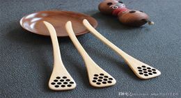 Practical Long Handle Wood Honey Spoon Mixing Stick Dipper For Honey Jar Coffee Milk Tea Stirring Bar Supplies Kitchen Tools4033489