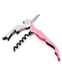 2021 Stainless Steel Cork Screw Corkscrew MultiFunction Wine Bottle Cap Opener Double Hinge Waiters Corkscrew Wine Opener7868592