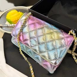 Gradual Tie Patchwork bag Bags Fashion chains Designer Brand wallets Shoulder Handbags Quality Artwork Thread Luxury Bag Luxury Dye Pur Nnqg